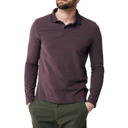 Mexx Ανδρική Μπλούζα Polo Μακρυμάνικη Μπορντό TU1404036M