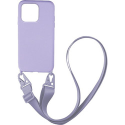 Sonique Silicone Strap Back Cover Lilac (iPhone 13 Pro Max)