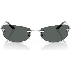 Versace VE2279 100087 Ανδρικά Γυαλιά Ηλίου Cat Eye Μεταλλικά Ασημί με Μαύρο Φακό