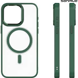 Sonique Magnetic Magmetal Back Cover Green (iPhone 15 Pro)