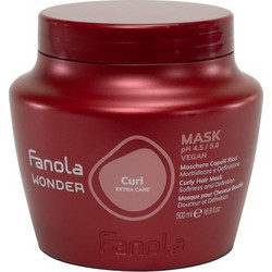 Fanola Wonder Curl Extra Care Μάσκα Μαλλιών για Επανόρθωση & Όγκο για Σγουρά Μαλλιά 500ml