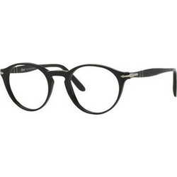 Persol PO3092V 9014 Ανδρικός Σκελετός Γυαλιών Οράσεως Κοκάλινος Μαύρος