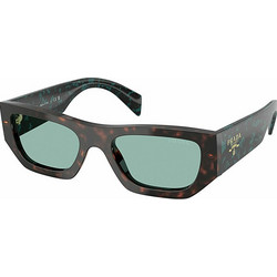 Prada PRA01S 18Z40K Γυναικεία Γυαλιά Ηλίου Τετράγωνα Κοκάλινα Ταρταρούγα με Πράσινο Φακό