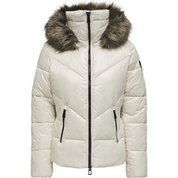 Only Fever Γυναικείο Μπουφάν Χειμωνιάτικο Puffer Μακρύ Λευκό 15322003