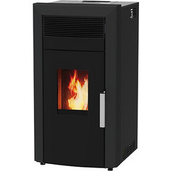 Alfa Plam Commo 12 Black Σόμπα Pellet Καλοριφέρ Αερόθερμη 12kW