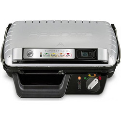 Rowenta Supergrill XL GR461B21 Ηλεκτρική Ψησταριά Πλάκας 2400W με Ρυθμιζόμενο Θερμοστάτη 39x26