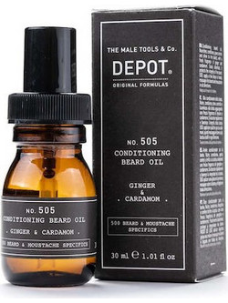 Depot No505 Ginger & Cardamom Conditioning Λάδι για Γένια 30ml