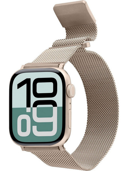Cellular Line Steel Λουράκι Μεταλλικό Gold (Apple Watch 42 / 44 / 45 / 49mm)