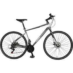 Momo Design BMD01 Ποδήλατο Trekking 28" Αλουμινίου με 21 Ταχύτητες και Δισκόφρενα Γκρι Λευκό