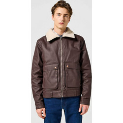 Wrangler Aviator Ανδρικό Μπουφάν Χειμωνιάτικο Bomber Σοκολατί 112357277