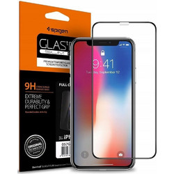 Spigen GLAS. TR Slim HD Full Cover Tempered Glass Black (iPhone 11 Pro Max)
