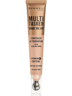 Rimmel Multitasker Wake Me Up Rose Ivory Liquid Foundation 20ml