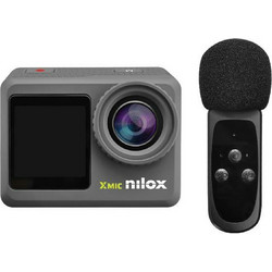 Nilox NXACXMIC Action Camera 4K Ultra HD με Οθόνη 2" Γκρι