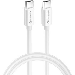 Forcell C338 USB-C to USB-C 60W 1m White 5903396219580