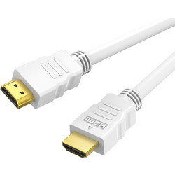 Cabletime Καλώδιο HDMI Male to HDMI Male 1m White