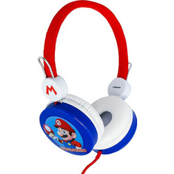 OTL Super Mario Kids Core SM1108 Ενσύρματα Παιδικά Ακουστικά On Ear Πολύχρωμα