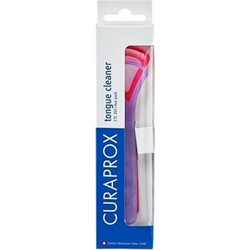 Curaprox CTC 203 Καθαριστές Γλώσσας Ροζ Μωβ 2τμχ