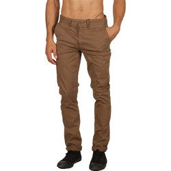Globe Goodstock Ανδρικό Παντελόνι Chino Ελαστικό Slim Εφαρμογή Καφέ GB01216010