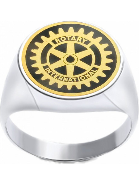 Personal Jewel Ανδρικό Δαχτυλίδι Σεβαλιέ από Ασήμι 925 Xρυσό DK15.1.1PJ-R