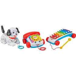 Mattel 3 Κλασικά Παιχνίδια Έλξης Σετ 12+ Μηνών