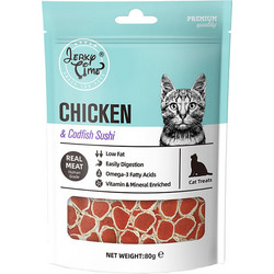 Jerky Time Chicken & Codfish Sushi 80gr
