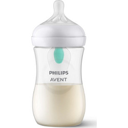 Philips Avent Πλαστικό Μπιμπερό με Θηλή Σιλικόνης κατά των Κολικών 0+ Μηνών Transparent 260ml SCY673/01