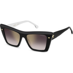 Carrera CA3046S 80SYK Γυναικεία Γυαλιά Ηλίου Πεταλούδα Κοκάλινα Μαύρα με Καφέ Φακό
