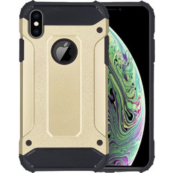 Sonique Heavy Armor Back Cover Gold (iPhone XS Max)