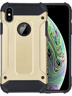 Sonique Heavy Armor Back Cover Gold (iPhone XS Max)