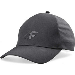 4F Ανδρικό Καπέλο Jockey Υφασμάτινο Ανθρακί 4FWSS24ACABU268-23S