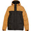 Timberland Durable Water Repellent Ανδρικό Μπουφάν Χειμωνιάτικο Puffer Πορτοκαλί Μαύρο TB0A6267-P57