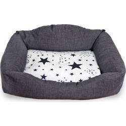 Madpet Deluxe Καναπές Κρεβάτι Σκύλου Γκρι 55x43cm
