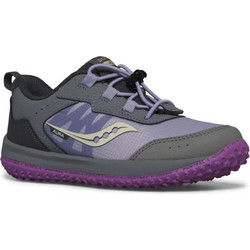 Saucony Aura Παιδικά Αθλητικά Παπούτσια για Τρέξιμο Ανθρακί SK167845