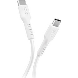 SBS USB-C to USB-C 25W 1m White 8018417457647