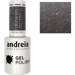 Andreia Midnight MD5 Glitter Ημιμόνιμο Βερνίκι Νυχιών 10.5ml