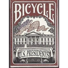 Bicycle U.S. Presidents Τράπουλα Πλαστικοποιημένη Κόκκινη 1033317