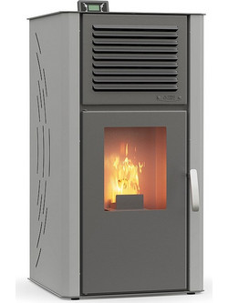 Thermogatz Idro GSP 23 Grey Σόμπα Pellet Καλοριφέρ 23kW