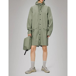 Rains Γυναικείο Μπουφάν Softshell Μακρύ Αδιάβροχο Χακί 12020