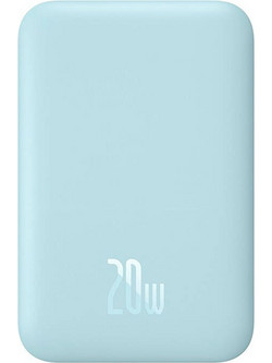 Baseus Magnetic Mini Wireless Magsafe Power Bank 6000mAh 20W με Θύρα USB-C Blue