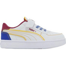 Puma Caven 2.0 Παιδικά Sneakers Λευκά Κόκκινα Μπλε 400649-01