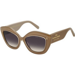Marc Jacobs MARC800/S DLN/3X Γυναικεία Γυαλιά Ηλίου Πολυγωνικά Κοκάλινα Καφέ με Μαύρο Degradee Φακό