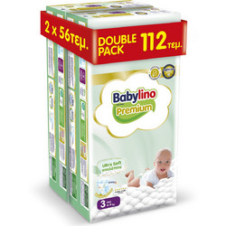 Babylino Premium Ultra Soft Πάνες No3 4-9kg 112τμχ