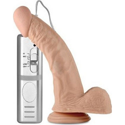 Lovetoy Real Extreme 8.5" with Suction Cup Ρεαλιστικός Δονητής για Ζευγάρια με Τηλεχειριστήριο 22cm Flesh