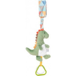 Amek Toys Tedsy Baby Κρεμαστό Παιχνίδι Κουδουνίστρα Dinosaur Trexy