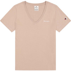 Champion Γυναικείο Αθλητικό T-Shirt Nude 117536-MS079
