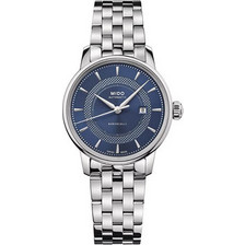 Mido Baroncelli Γυναικείο Ρολόι Αυτόματο με Ασημί Μεταλλικό Μπρασελέ M037.207.11.041.01