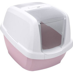 IMAC Maddy Τουαλέτα Γάτας Κλειστή με Φίλτρο & Κόσκινο Ροζ Μ65xΠ47.5xΥ47.5cm