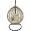 Pakoworld Lyere Κρεμαστή Κούνια Φωλιά Wicker Μπεζ 368-000001