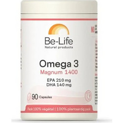 Be-Life Omega 3 Magnum 1400 Ιχθυέλαιο 90 Κάψουλες