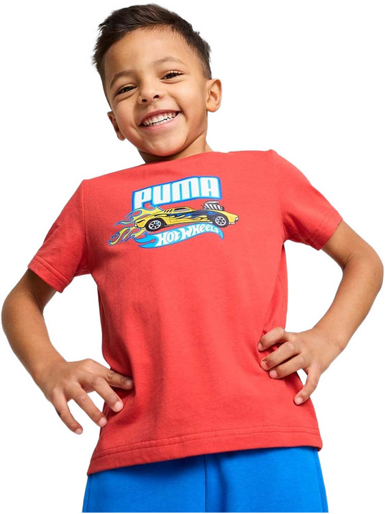 Puma Παιδικό T-Shirt Κοντομάνικο Κόκκινο 630069-15